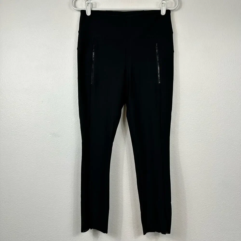 Athleta Stellar Crop Pant Black Size Small Athletic